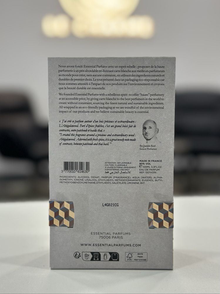 Оригинальные духи парфюмы Essential Parfums Bois Imperial