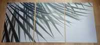 Plakat - Liść palmowy (3 szt. x 50 x 70cm)