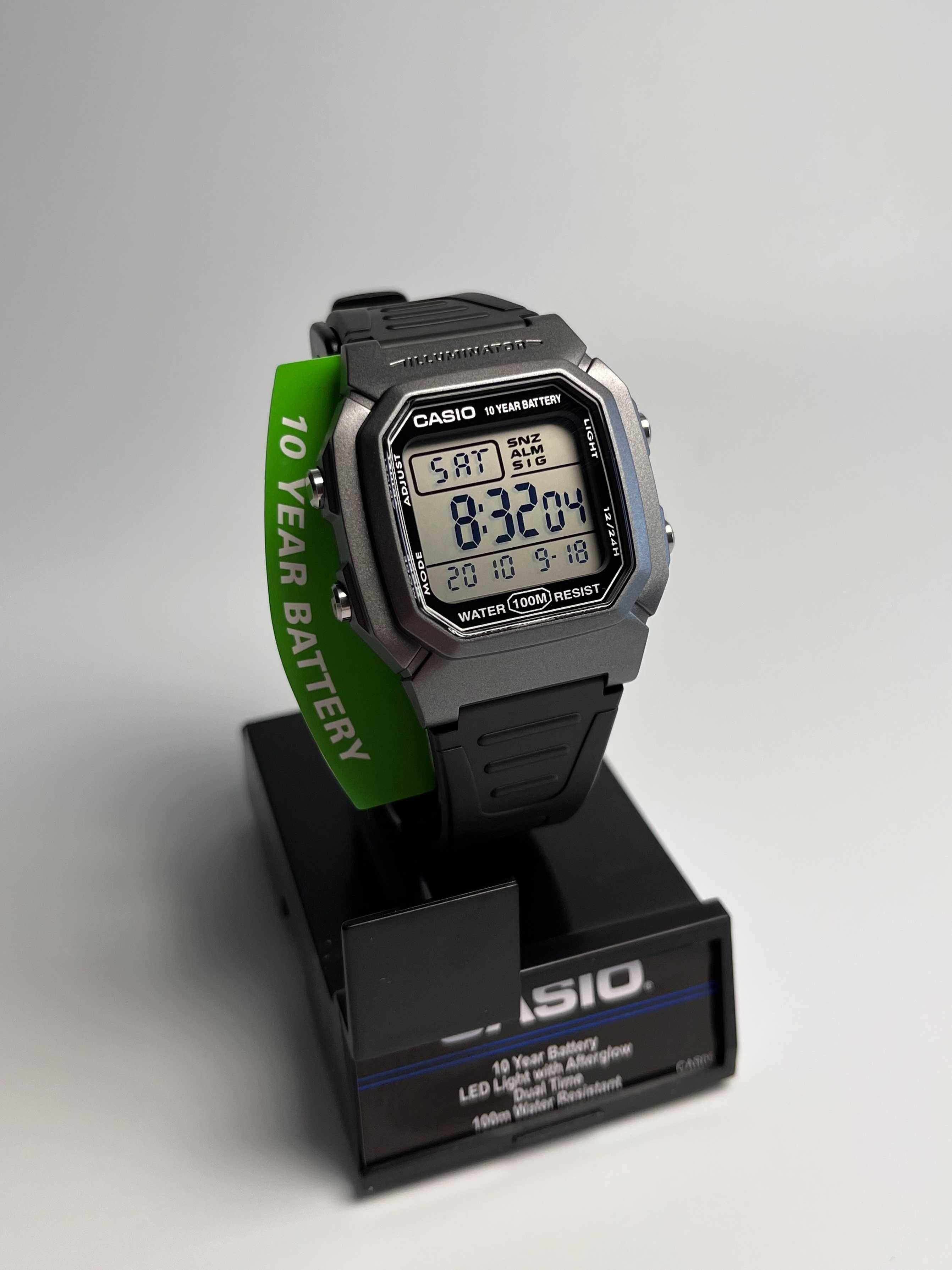 Casio W-800HМ-7AVCF, годинник касіо спорт, часы касио Ø37мм