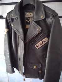 Мотоциклетна шкіряна куртка,байкерська косуха клубу Red Skіns-USA