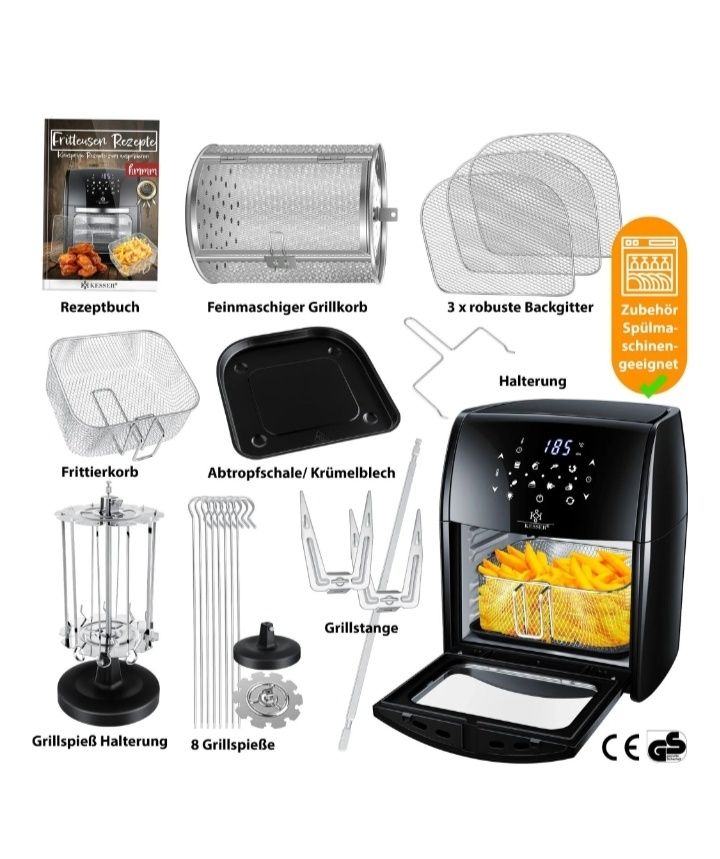 Airfryer 9w1 12litrów