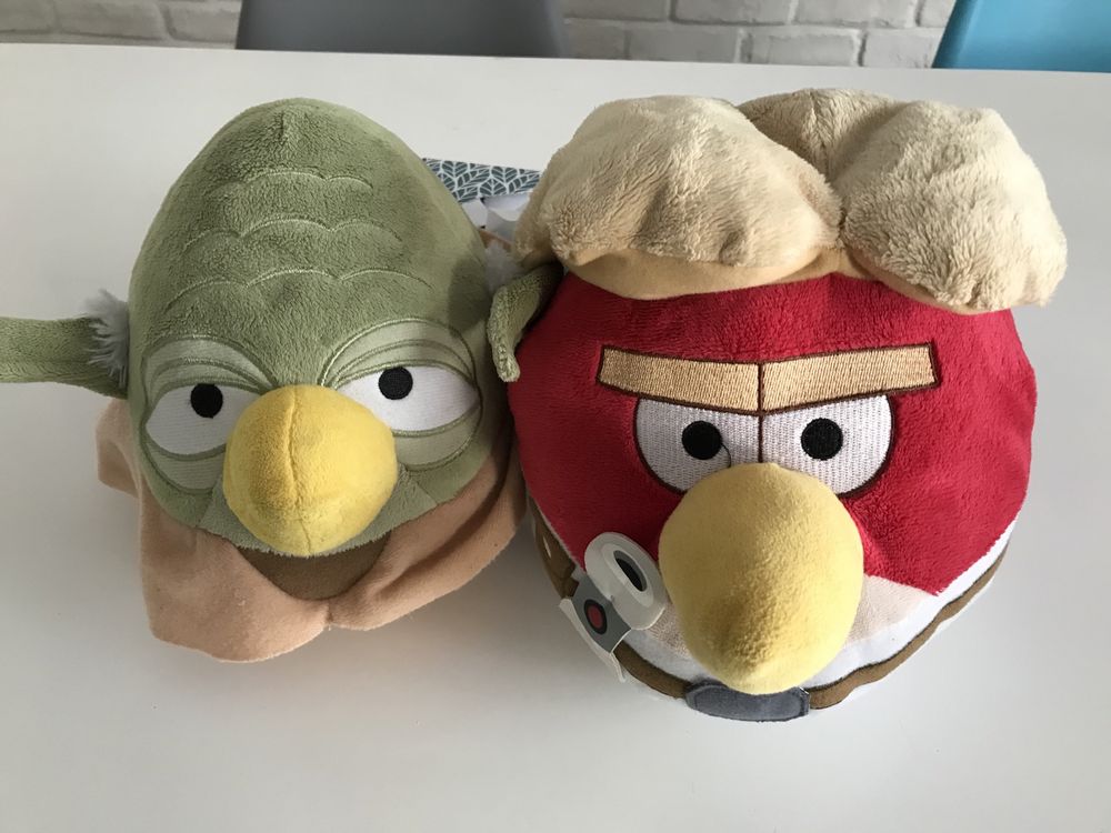 Maskotki Luke Skywalker i Yoda - Angry Birds