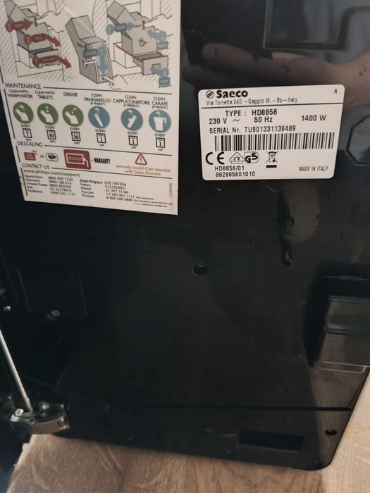 Ekspres do kawy Philips Saeco Exprelia HD8856 stan bdb!