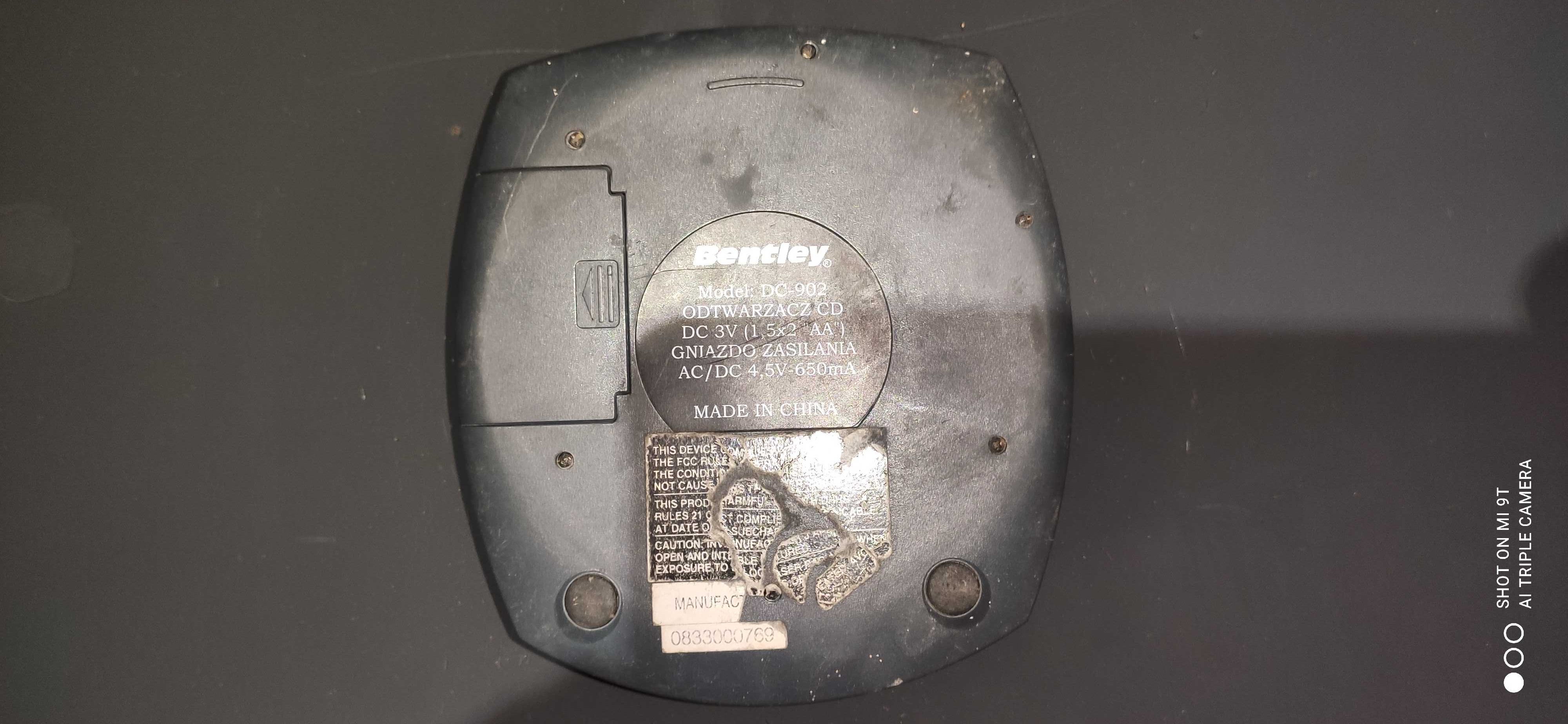 Discman przenośny odtwarzacz CD