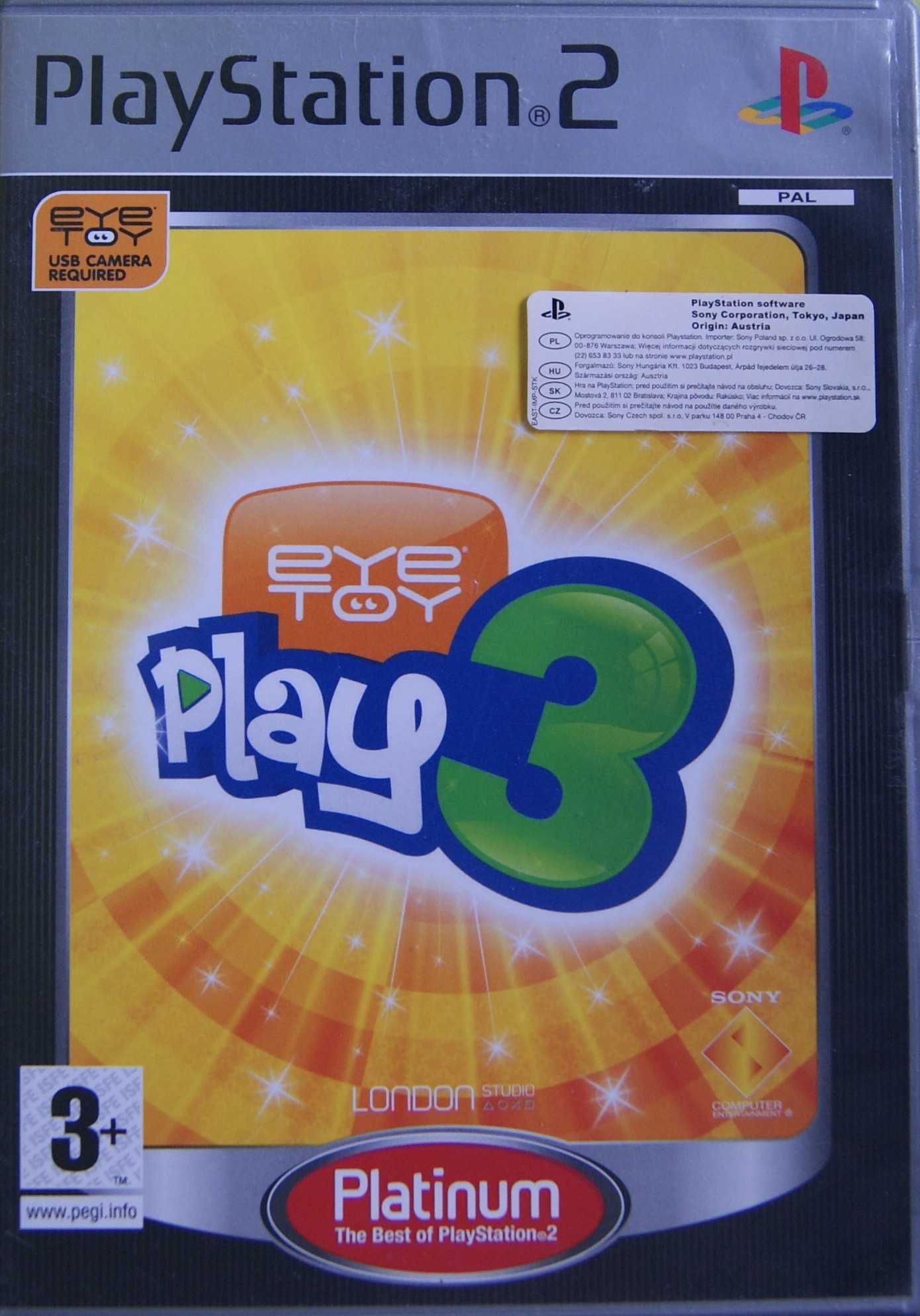 Eye Toy Play 3 Playstation 2 - Rybnik Play_gamE