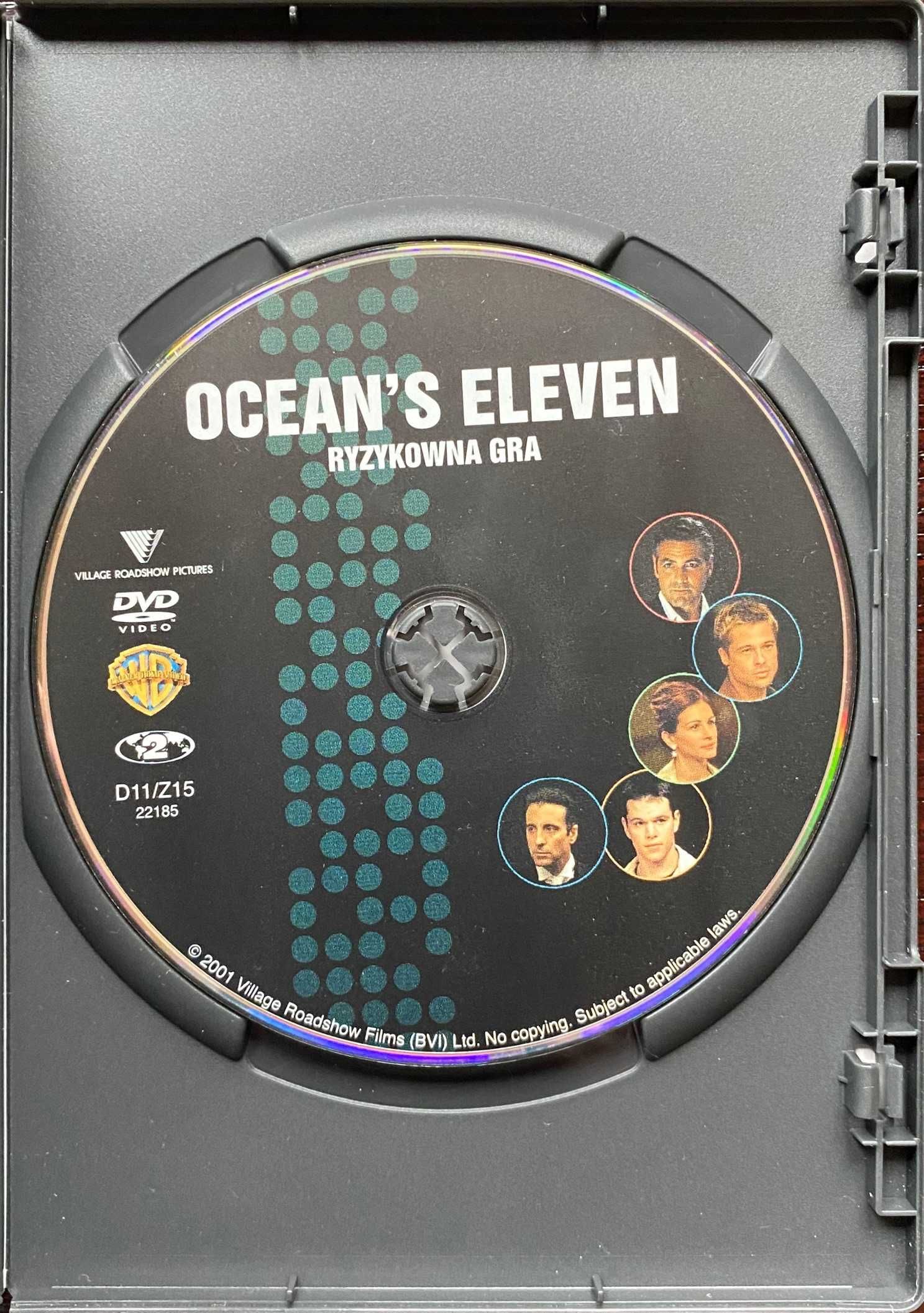 Film DVD Ocean's Eleven Ryzykowna Gra George Clooney