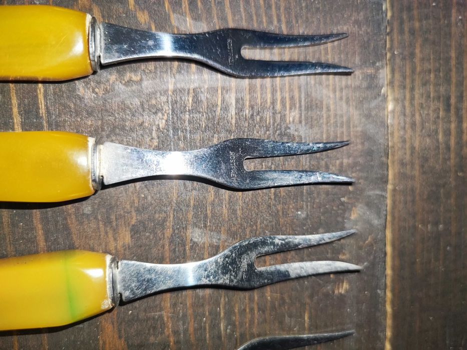 Stare widelczyki do ciasta Rostfrei