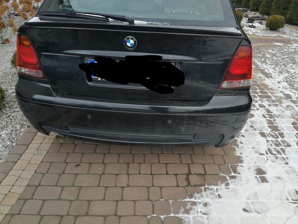 Zderzak czarny m pakiet BMW e46 compact 316 przedni tylni lub calosci