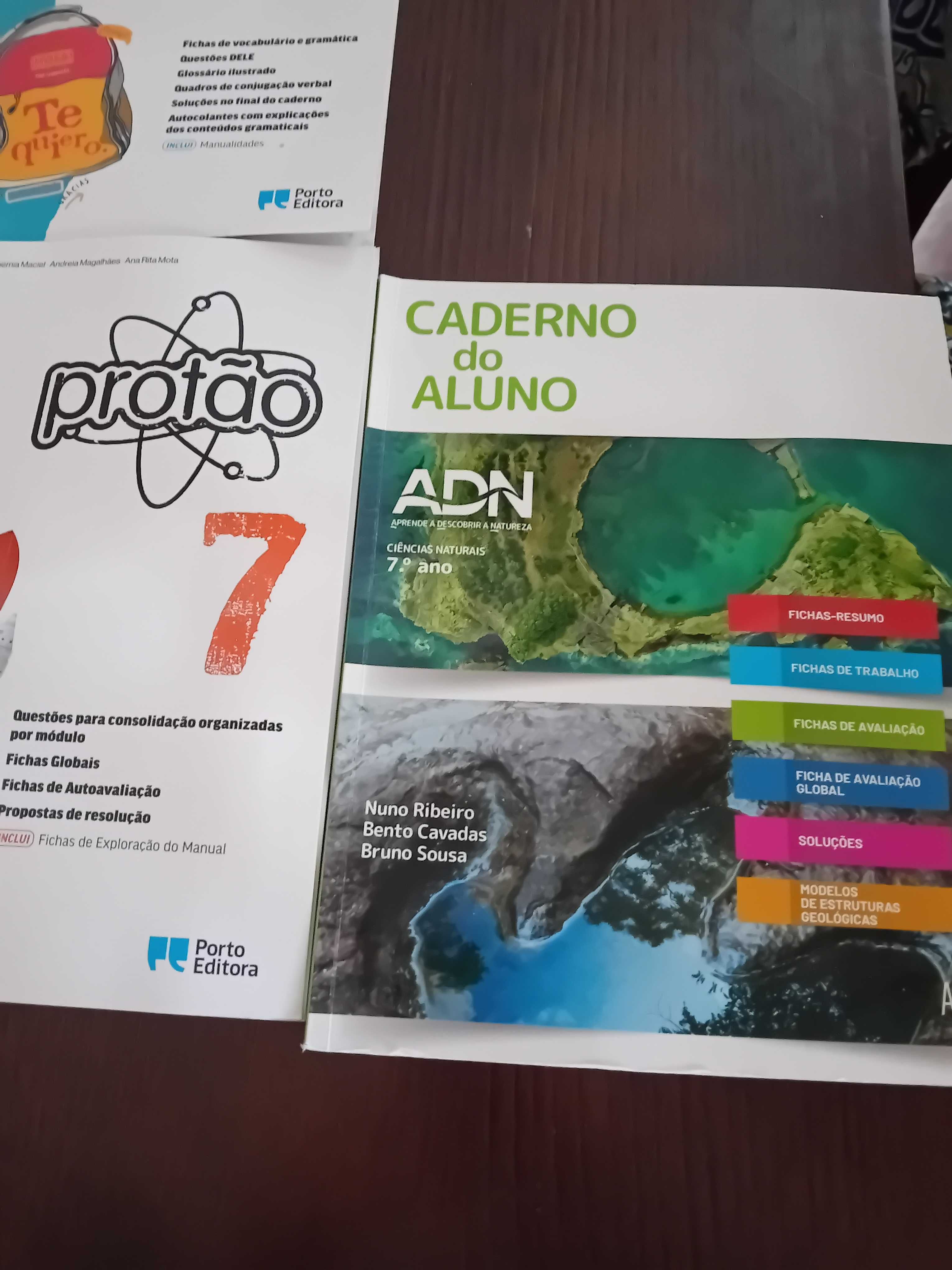 Cadernos de atividades 7.o ano bom estado