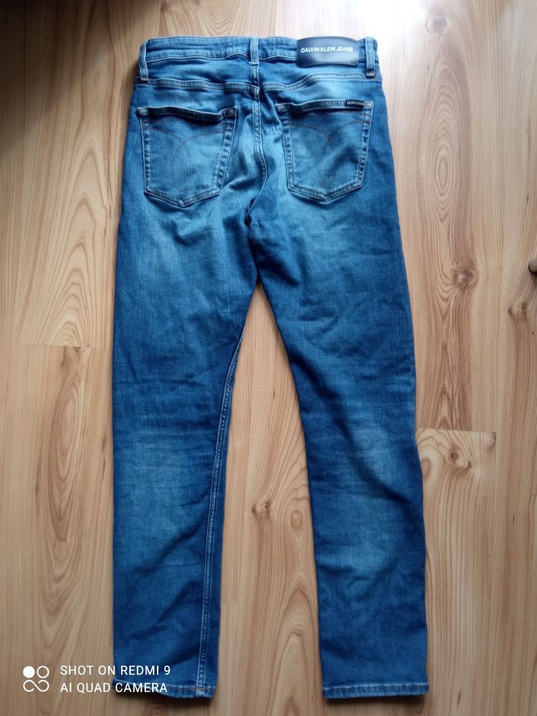 Spodnie męskie jeansowe Calvin Klein CKJ 026 SLIM