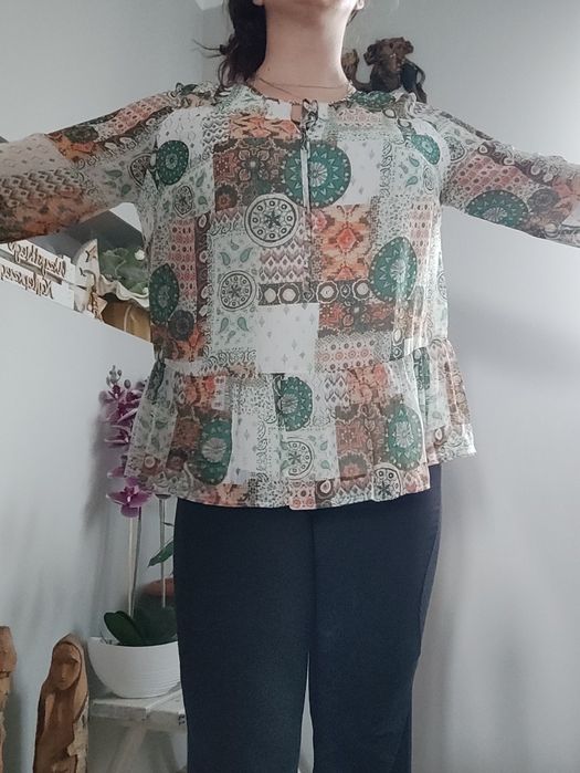 Tunika koszula vintage 90's Boho