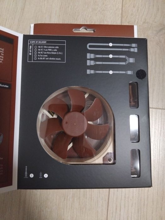 Кулер Noctua NH-U9S Chromax.Black (стан нового) + NF-A9 (новий)