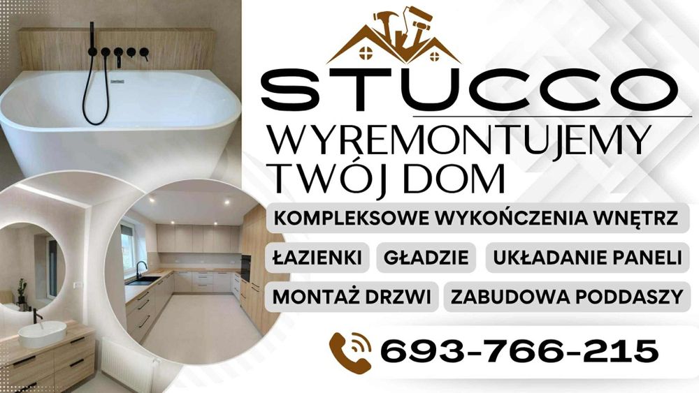 Remonty mieszkań, wykończenia wnętrz