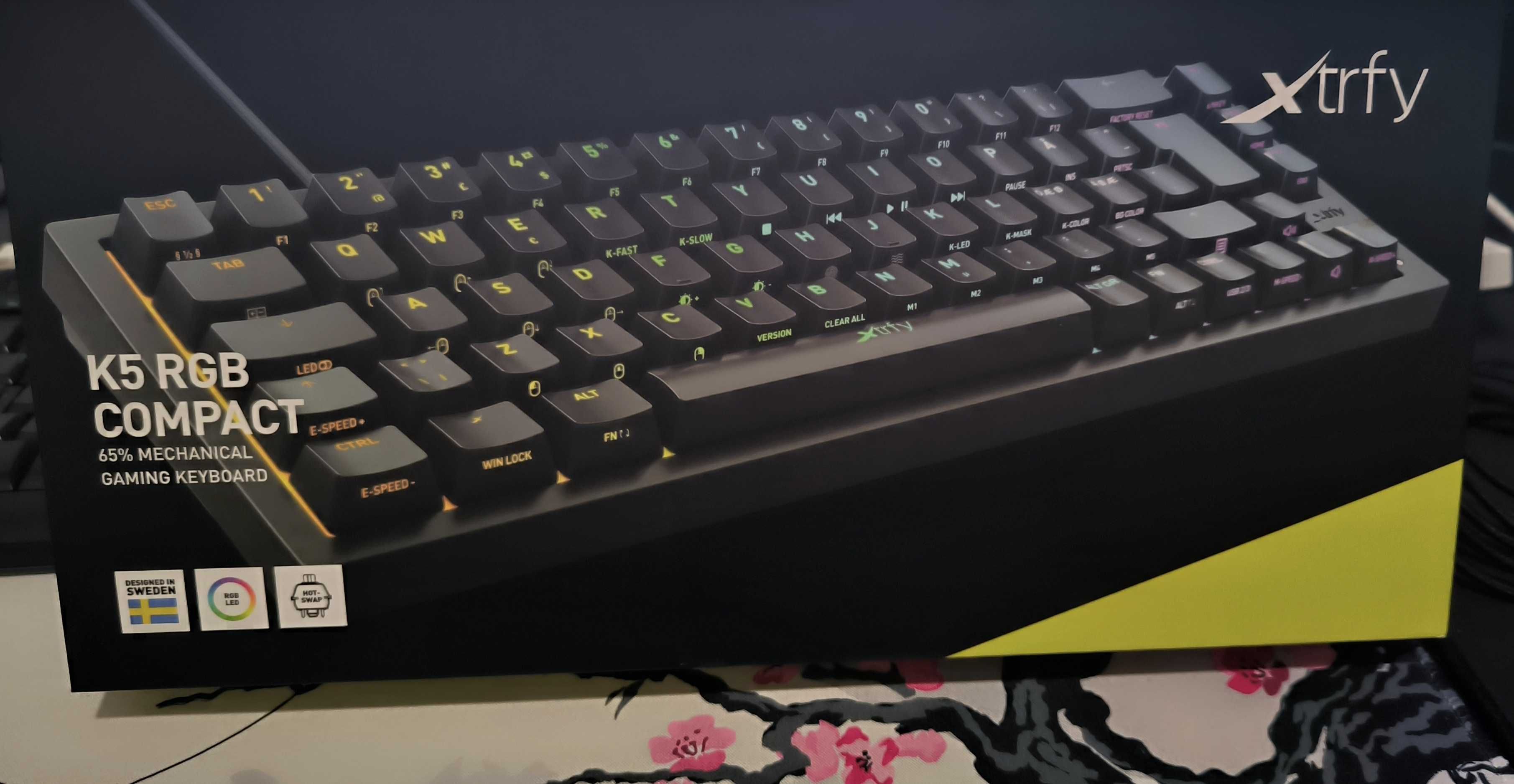 Teclado Gaming XTRFY K5 (Mecânico com RGB)