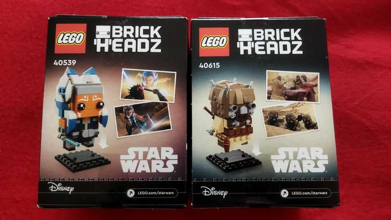 Lego Brickheadz 40539 Ahsoka Tano + 40615 Tusken Raider