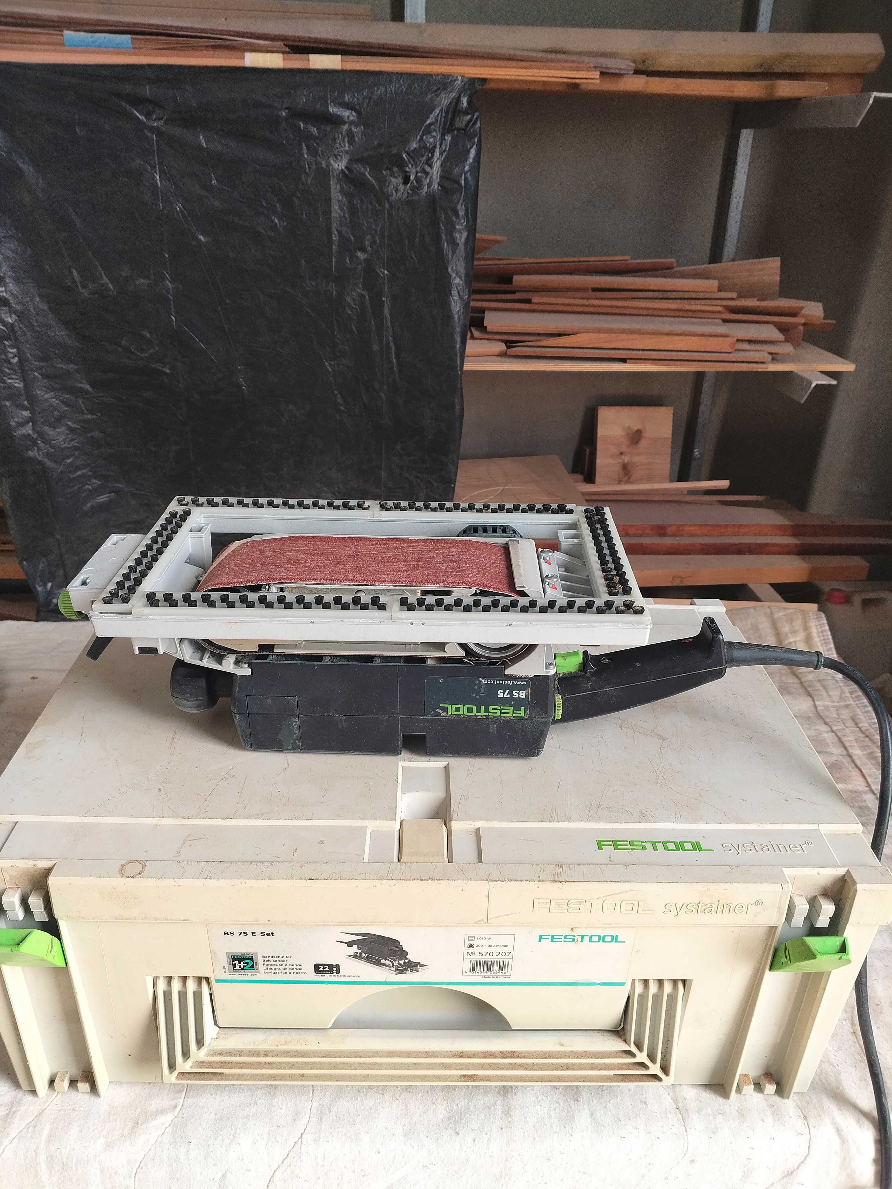 Lixadeira de cinta Festool BS75 Set