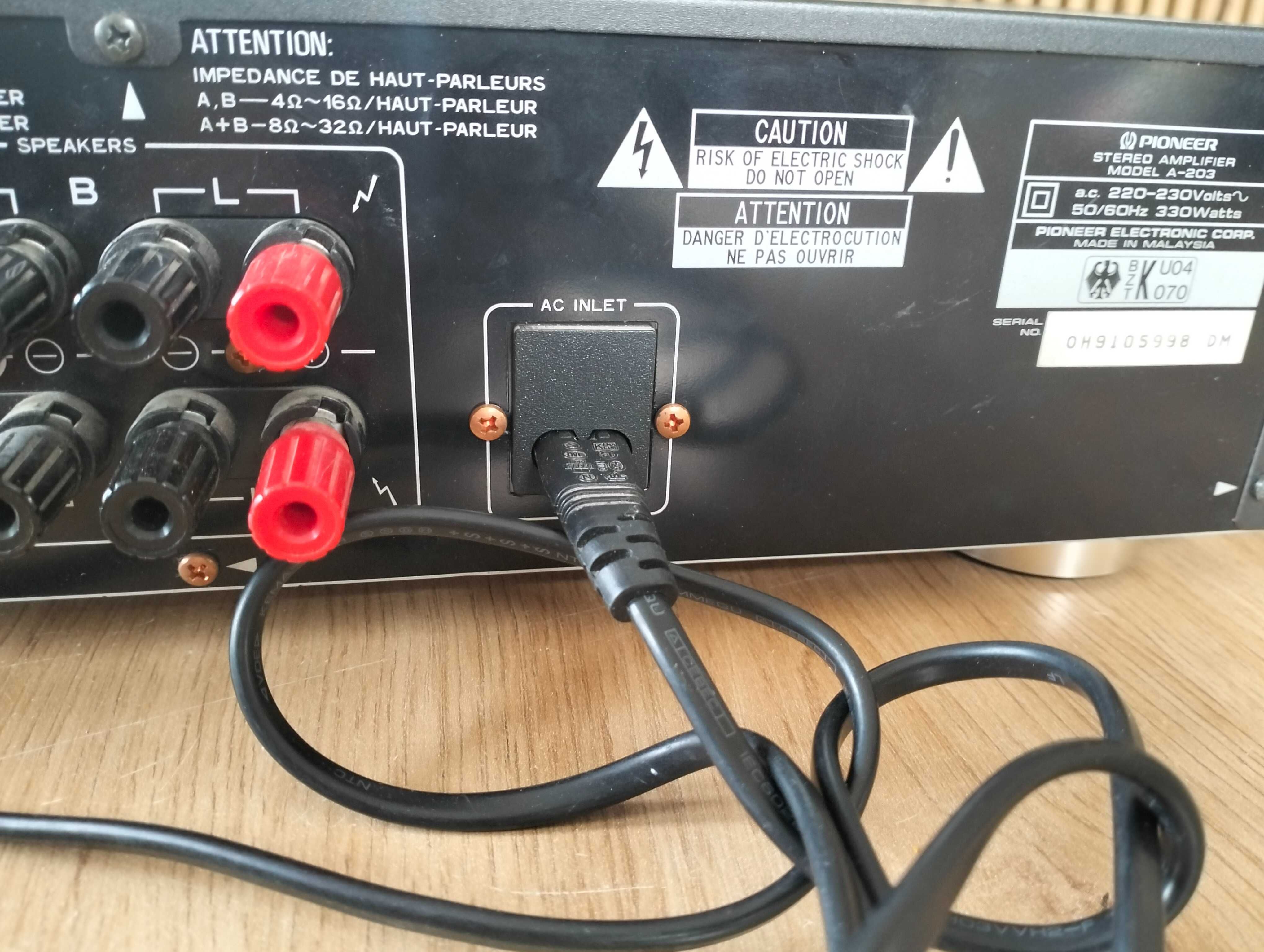 Pionier stereo amplifier wzmacniacz