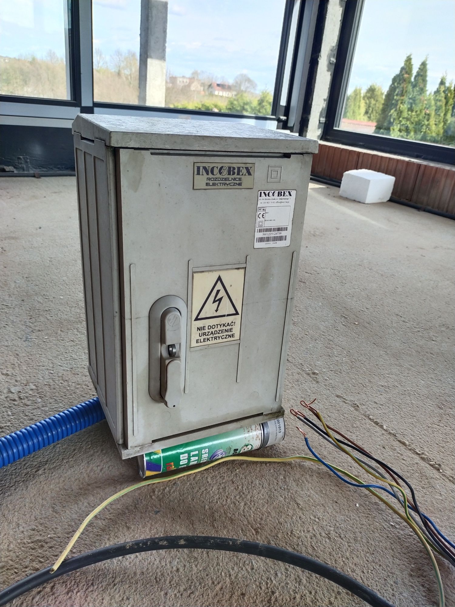 Skrzynka elektryczna tymczasowa ,rozdzielnica ,rbtka