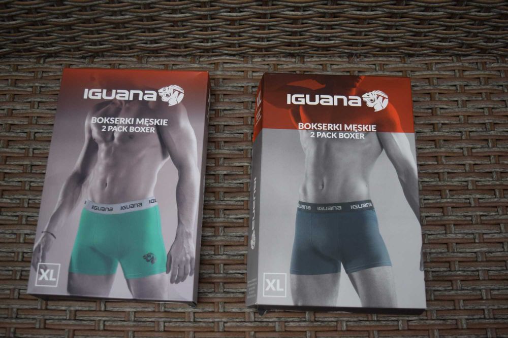 Bokserki IGUANA 4 Pary*4 Kolory*Rozmiar XL*Olsztyn Dajtki*Wysyłka
