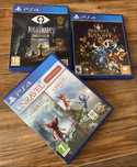 Sony PS4/PS5: Knack, Jurassic Park, GranTurismo Sport SPEC ll, Doom