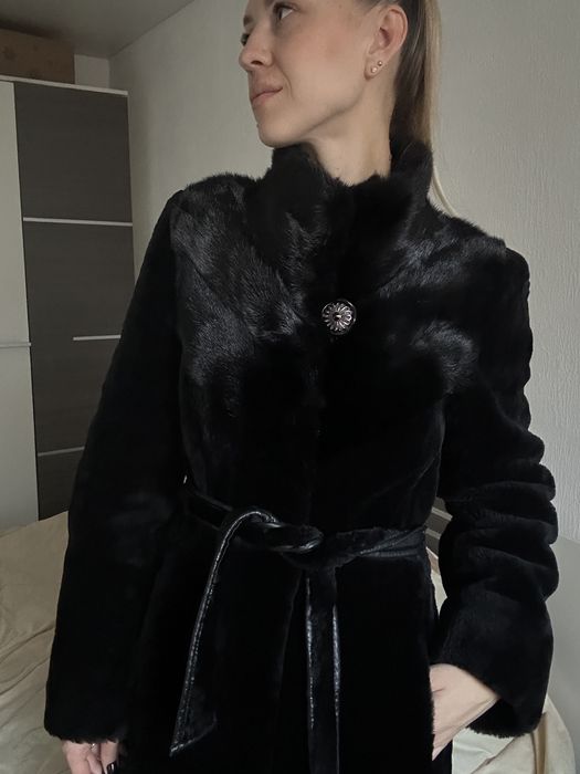 Шуба мутон норка С-М