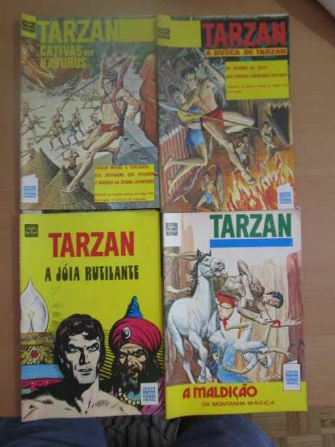BD Tarzan Mundo Aventuras vários números