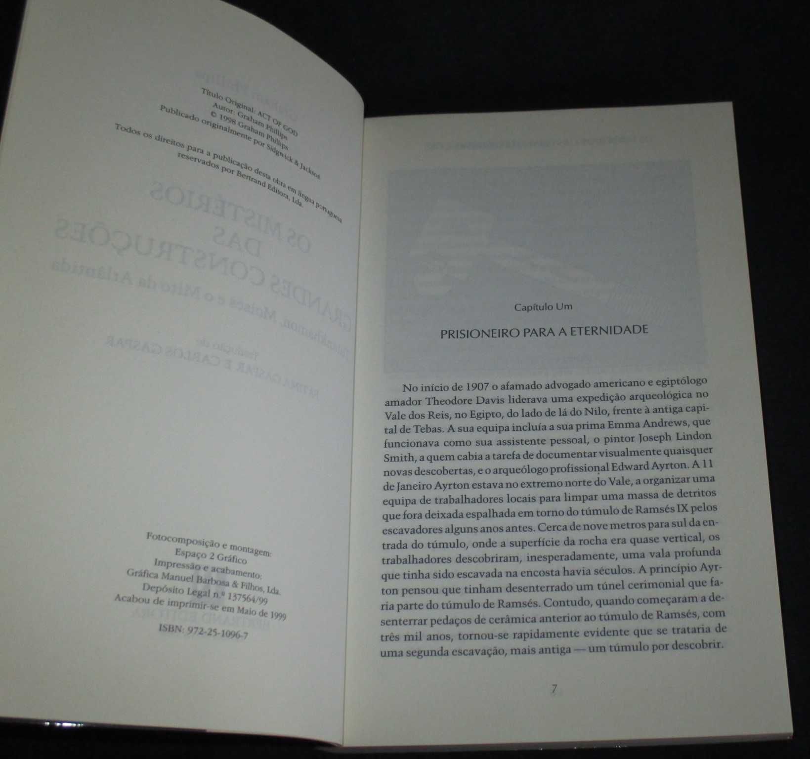 Livro O Mistério das Grandes Construções Graham Phillips