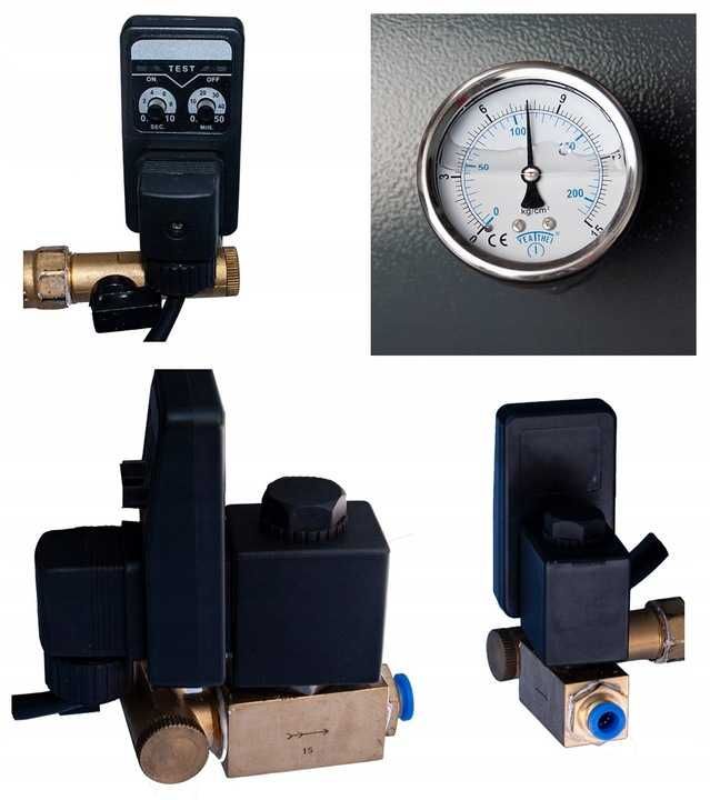 Kompresor śrubowy KKS 7,5/300 FD 850 l/min 5,5 KW Falownik Osuszacz