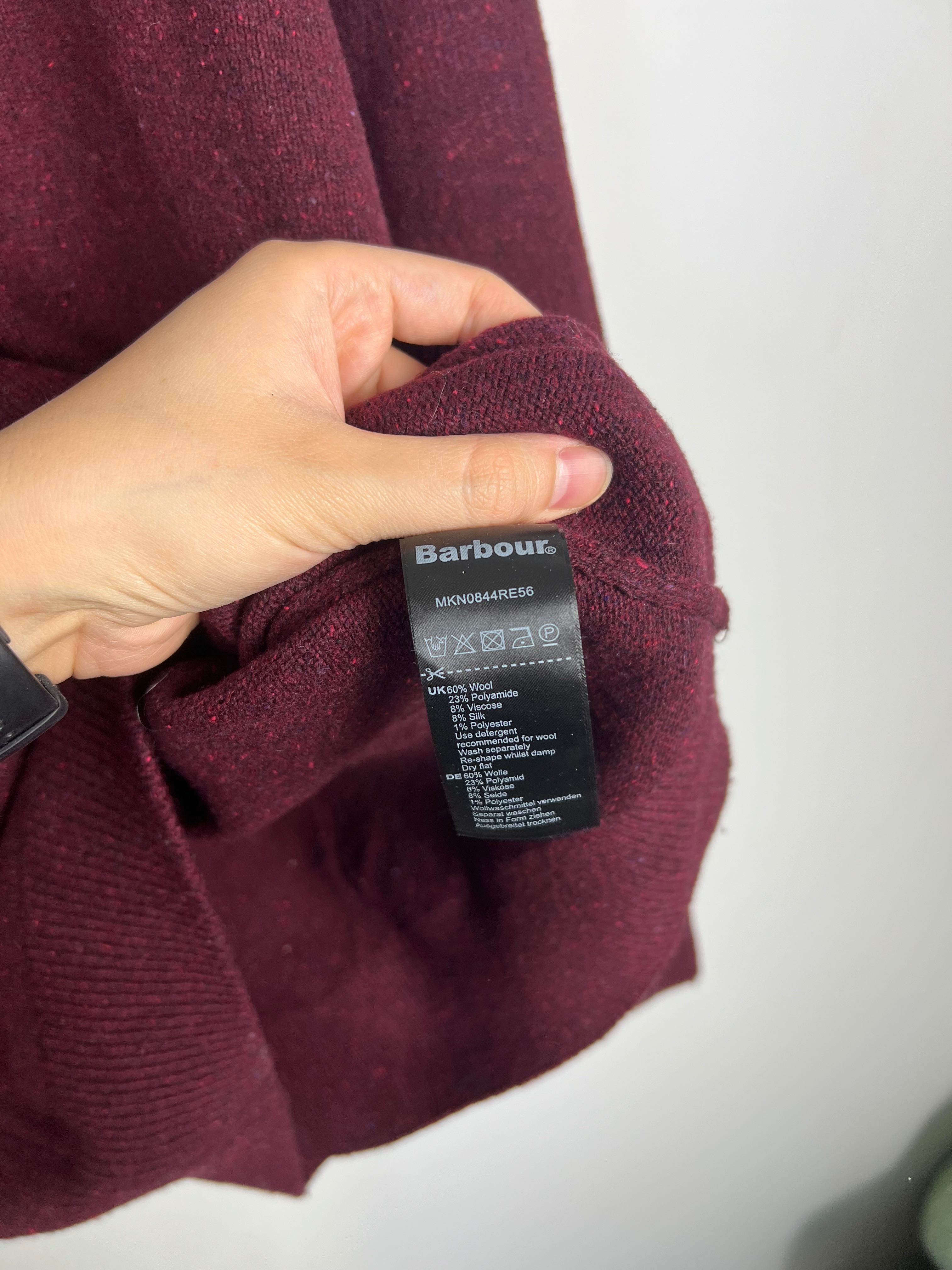 Sweter Barbour jedwab / wełna great color