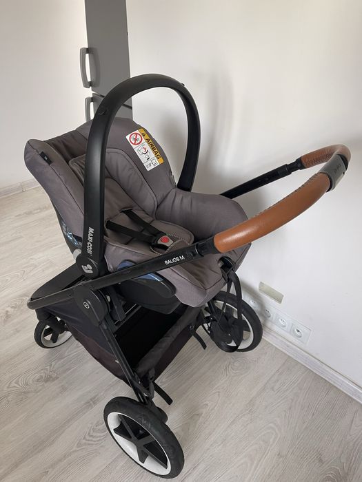 Sprzedam wózek Cybex Balios M 3w1 + Adaptery + Fotelik maxi cosi