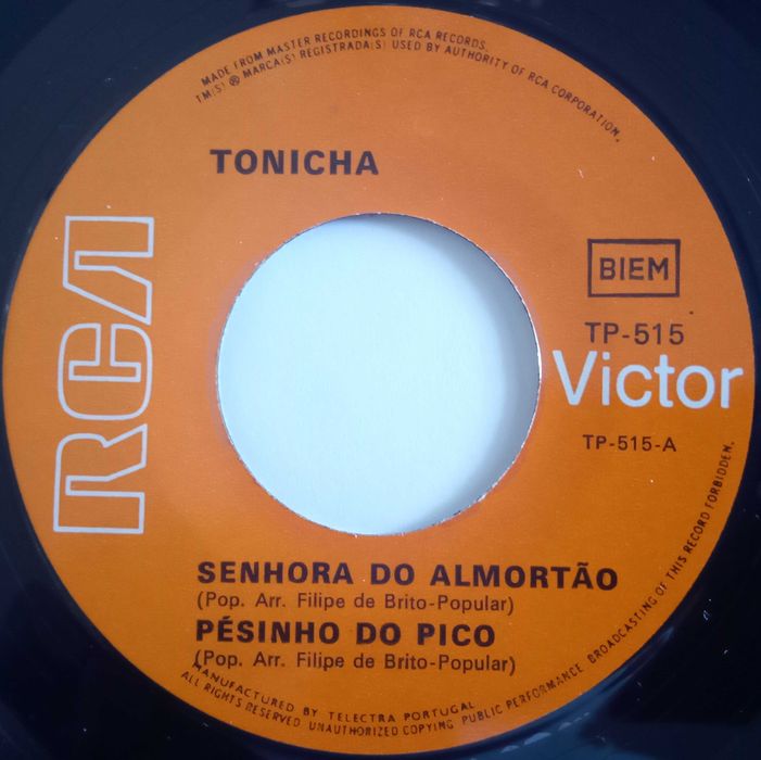 Tonicha	- - - - -	Folclore de Portugal	- - - - -	EP
