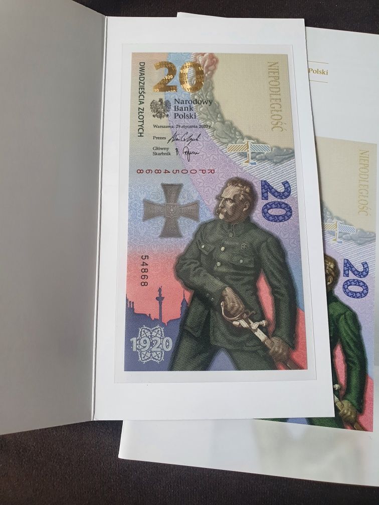Banknot 20zł Bitwa Warszawska