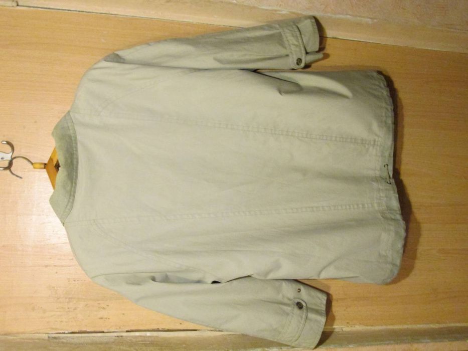 Куртка женская реглан бежевая х/б 54 р