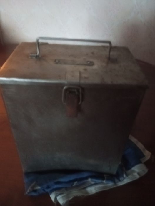 Зимний рыболовный ящик   металлич.