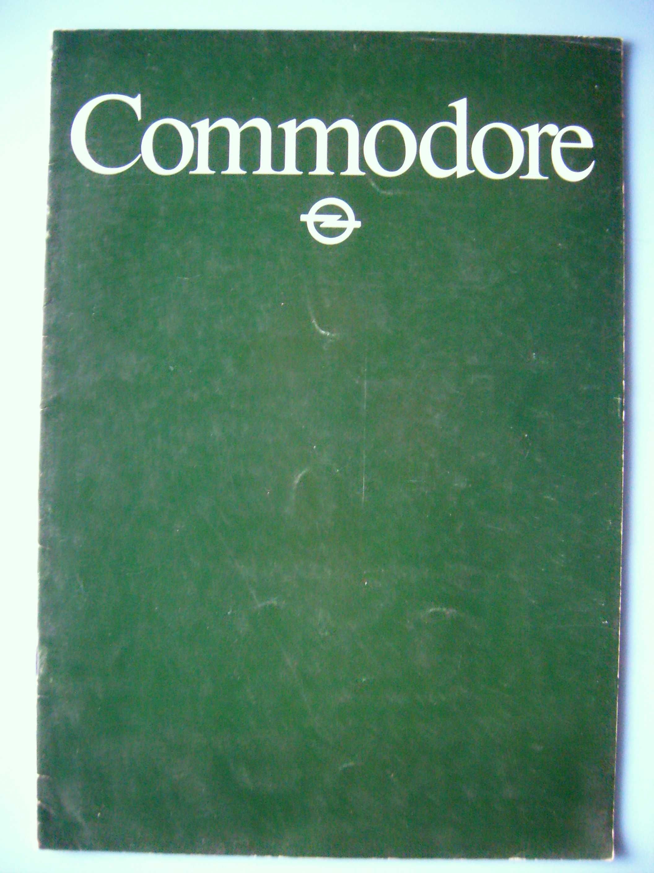 OPEL COMMODORE 'C' 2.5 S / 2.5 E - 1981 * prospekt 20 str. * WYPRZEDAŻ