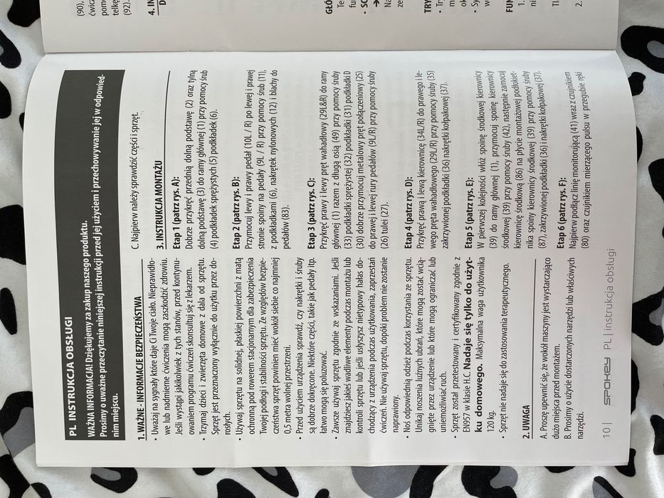 Orbitrek eliptyczny SPOKEY Lotus+