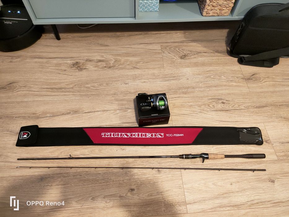 Shimano curado 151DC + kyorim truncheon TCC 702MH