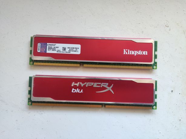 Оперативная память Kingston HyperX 8 GB (2x4GB) DDR3 1333MHz