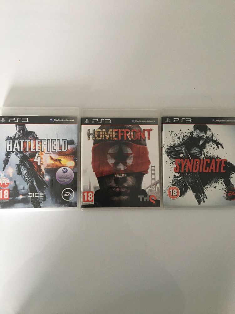 Gry na PS3 Battlefield 4, Syndicate, Homefront