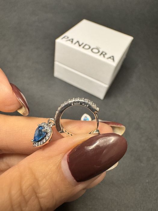 Сережки Пандора з мішечком Pandora