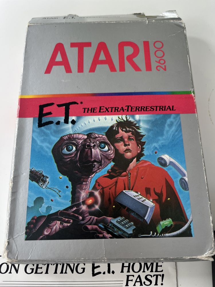 E.T. - Atari 2600 - biały kruk! - 1982 rok