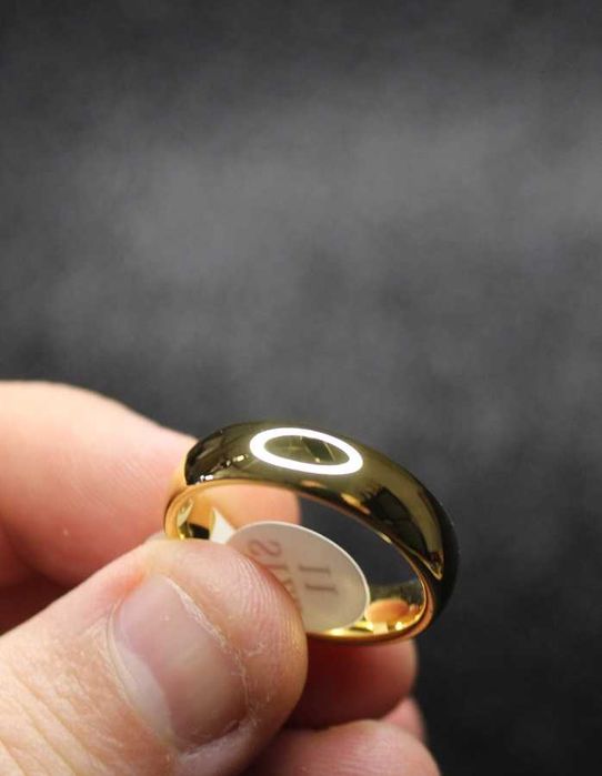 Aliança de casamento em tungsténio com 6mm de largura