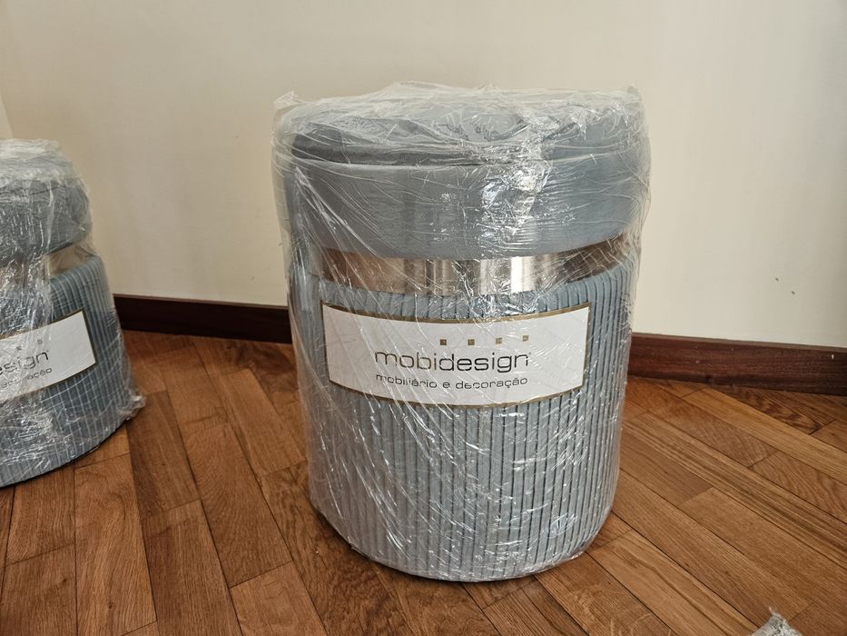 Puf 300x390mm azul novo