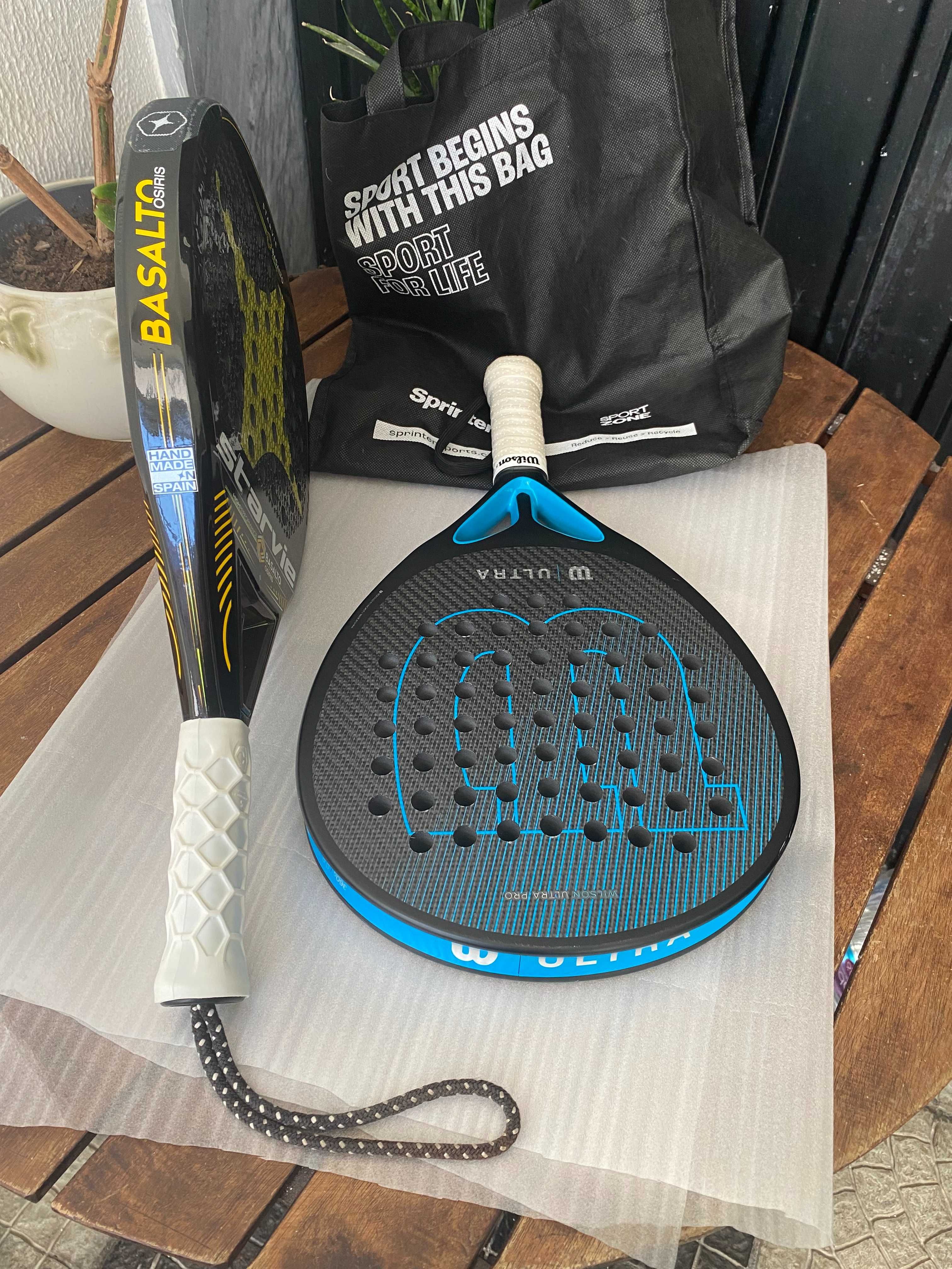 Raquetes de Padel - Wilson e Starvie