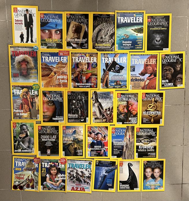 National Geographic zestaw 30 egzemplarzy
