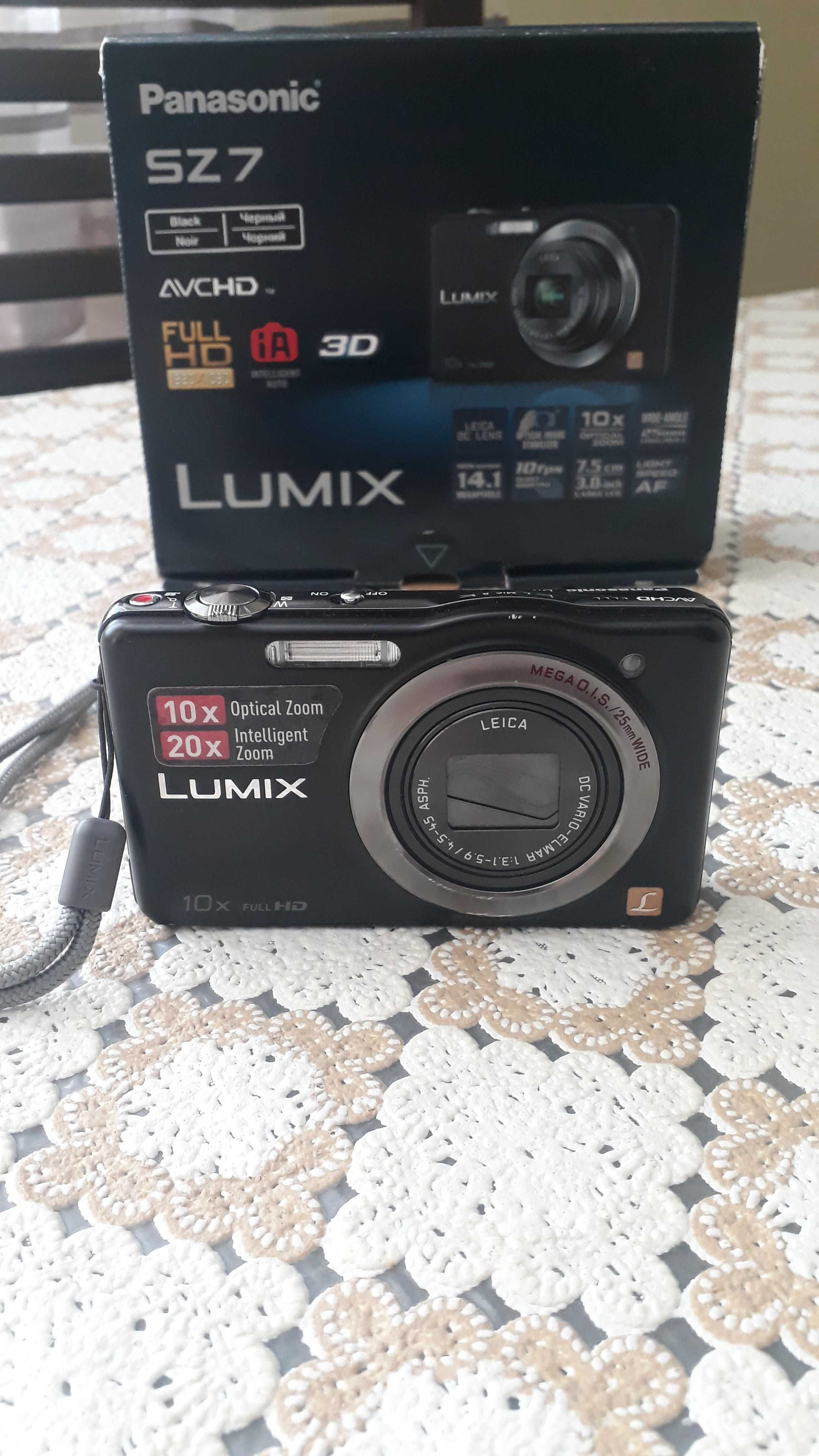 Panasonic Lumix DMC-SZ7 + futerał Lowepro + karta SanDisk Ultra 8GB