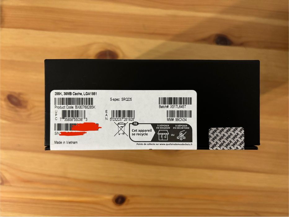 Intel Core Ultra 9 285K BOX - Nowy