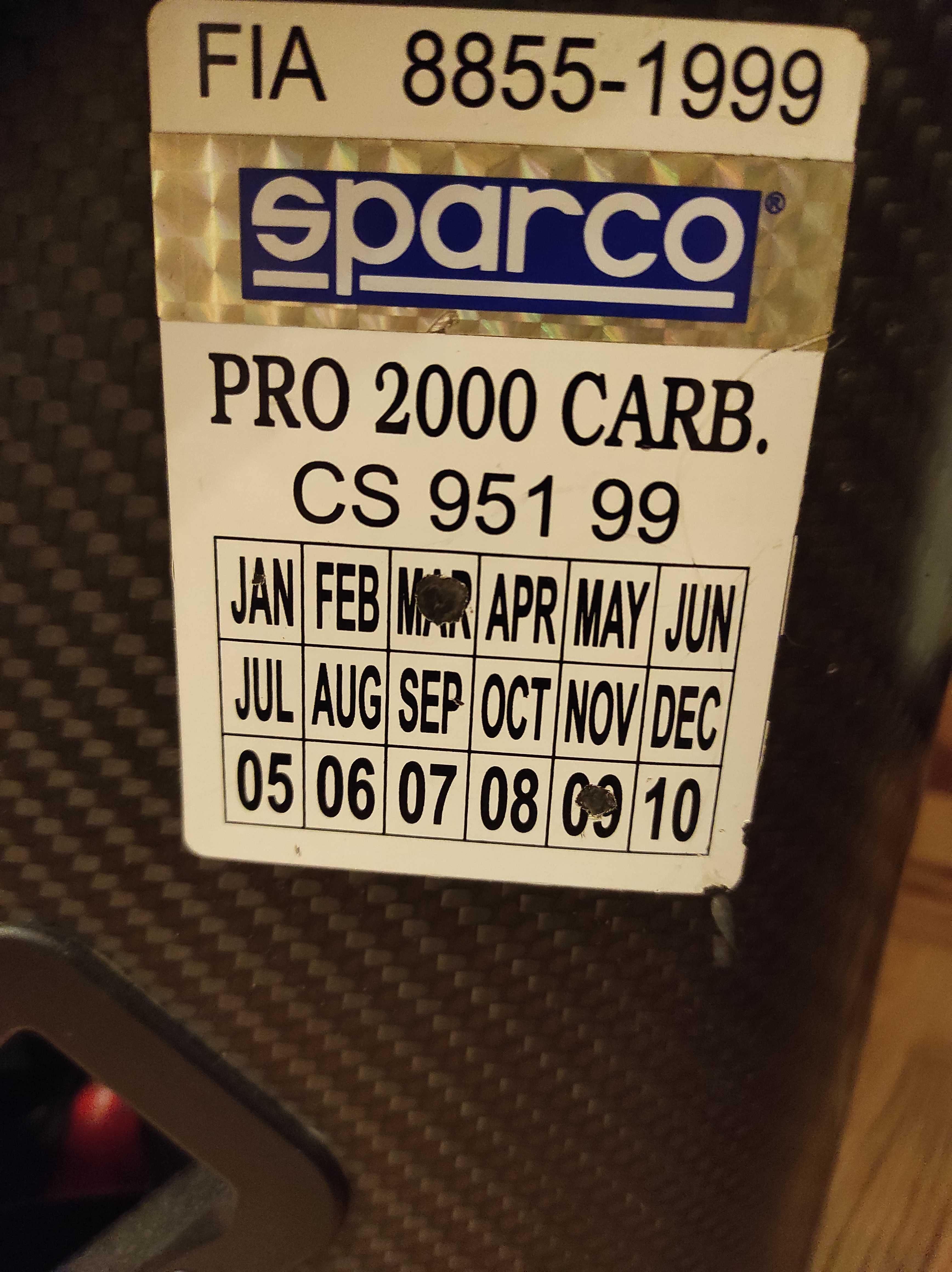 Baquet sparco 2000 pro carb