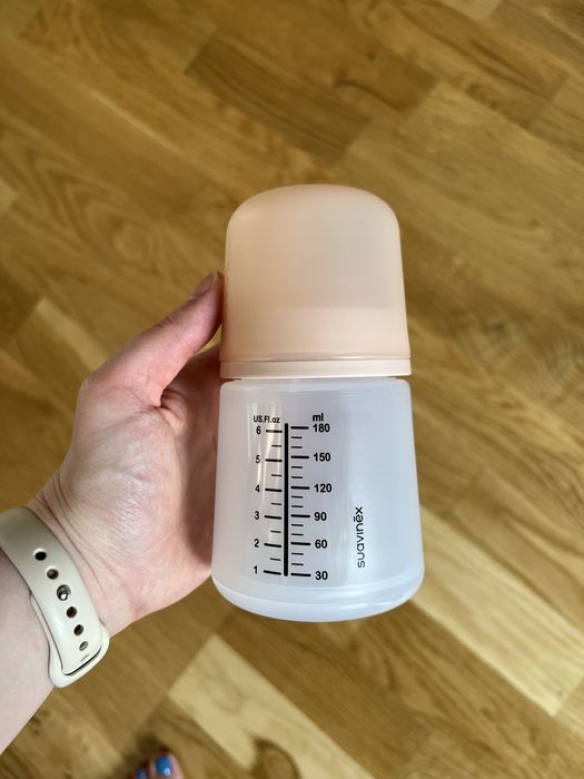 Butelka SUAVINEX ZERO ZERO 180ml wolny przepływ smoczek 0m+