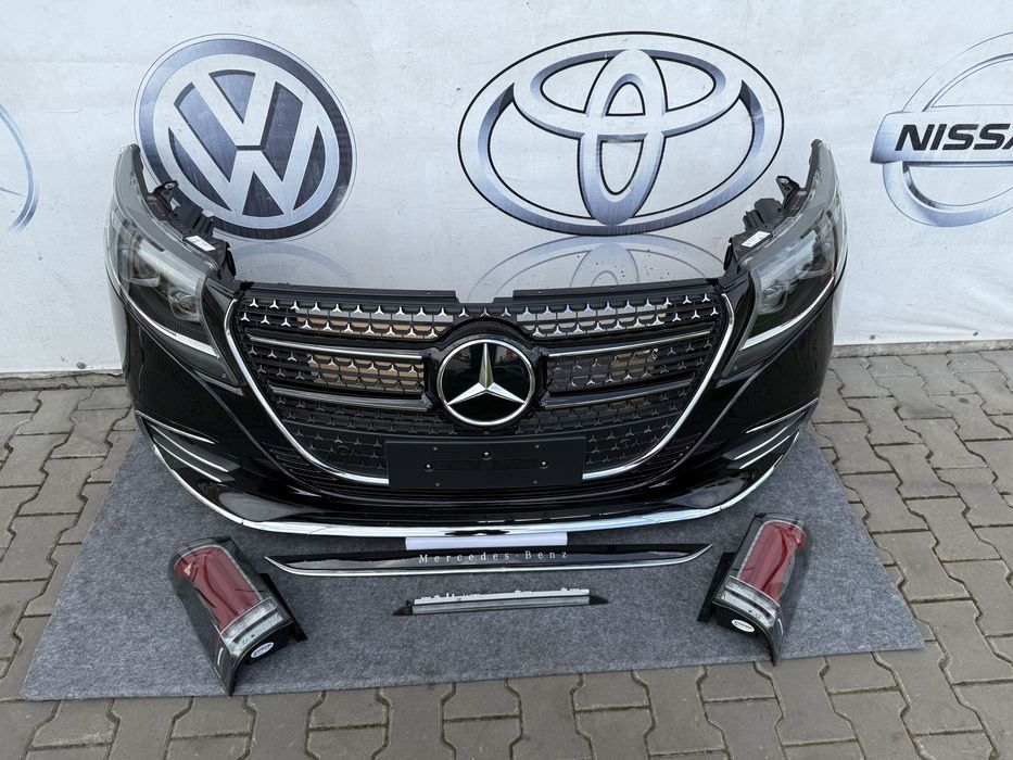 Бампер фара фонарь молдинг Віто Mercedes Vito V-class рестайл з 2024р.